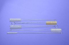 Babcock Neck Bottle Brush - White Nylon - 10in