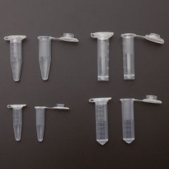 0.5mL Micro Centrifuge Tube - Sterile - Graduated - Clear - Flip Top - 1000/bag - (5000cs)
