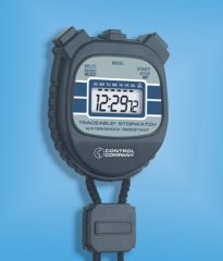 Traceable Water-/Shock-Resistant Stopwatch - 24hr