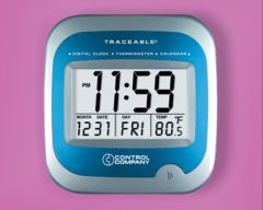 Traceable Calendar Thermometer Clock