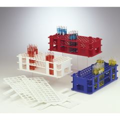 No-Wire Autoclavable Test Tube Rack - 16mm - Red