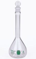 Class A Volumetric Flask - Green Scale - 250mL (6CS)