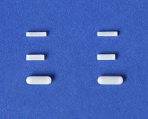 Flea Micro Mag Stir Bar - White - 3x12.7mm