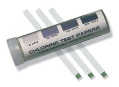 Chlorine Test Papers - 0-200ppm